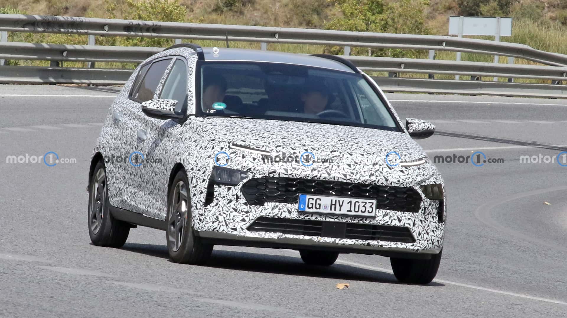 Hyundai Bayon 2024 впервые замечен на дорожных испытаниях