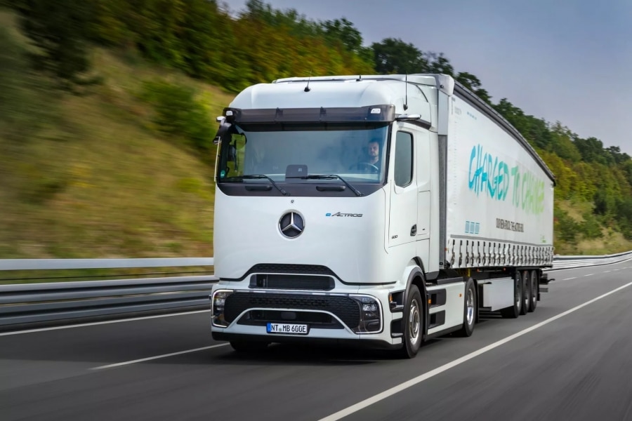 Mercedes-Benz eActros 600 — электротягач с запасом хода 500 км