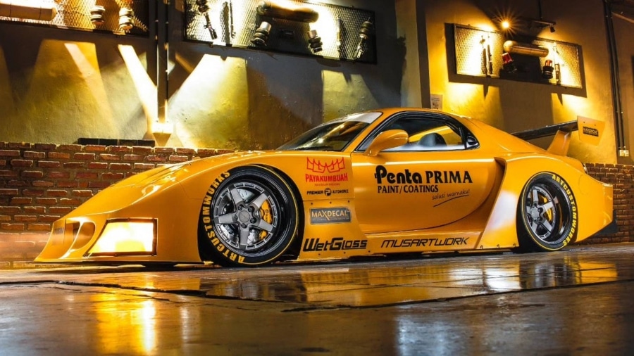 Роскошная Mazda RX-7 из Индонезии — наполовину JDM 90-х, наполовину Porsche 935