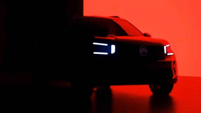 Citroen C3 Aircross 2024 года в трехрядной версии показан в тизере