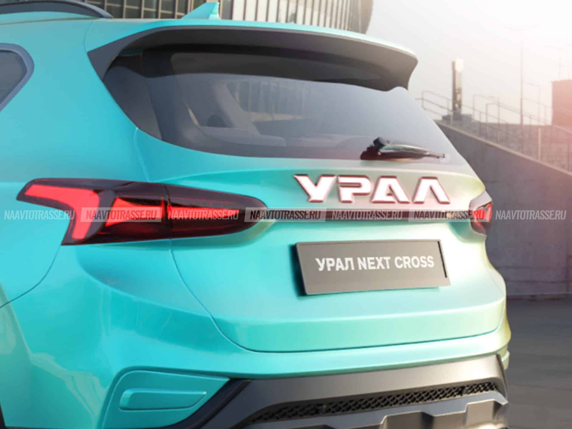 На фото дебютировал совершенно новый кроссовер УРАЛ Next Cross 2024 за 2 миллиона рублей