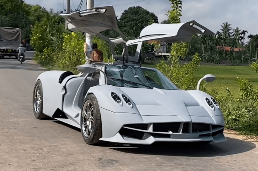 Реплика Pagani Huayra с двигателем Toyota выглядит очень убедительно