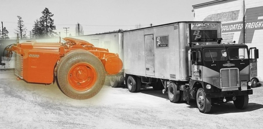 Motorized Power Dolly: интересная технология 60-х годов, увеличивающая мощность автопоезда