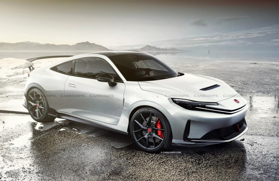 Это может быть Honda Prelude Type R с более чем 300 гибридными лошадьми.