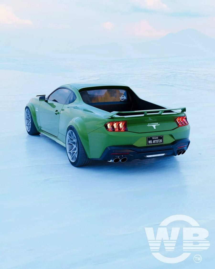 Пикап Ford Mustang Ranchero выглядит шикарно, жаль, что это всего лишь рендер