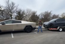 Tesla Cybertruck проехал 160 миль в первом тесте на буксировку
