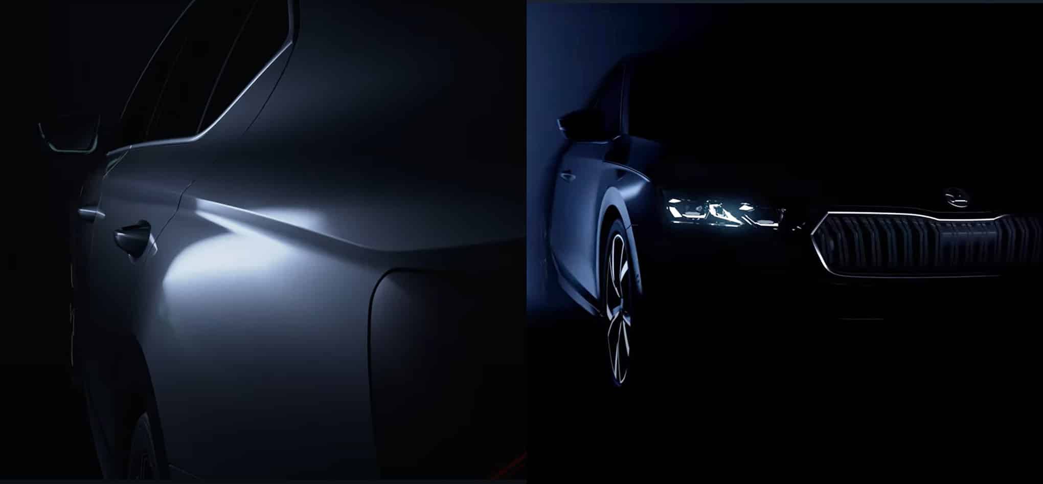 Skoda Octavia 2024 представлена ​​в тизере перед дебютом