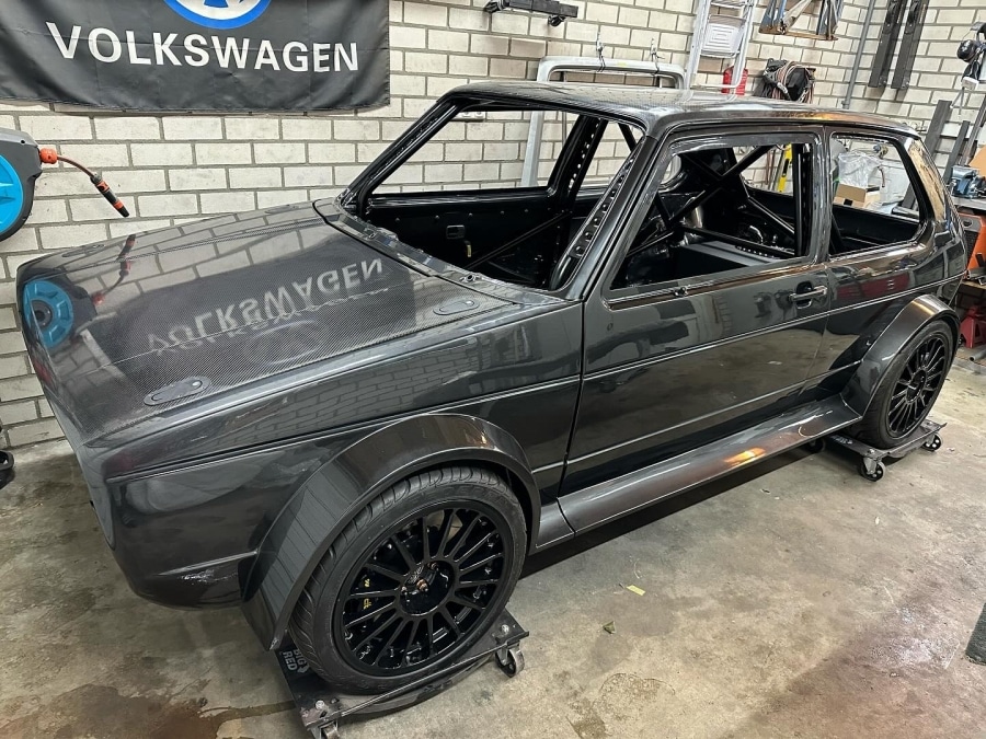Volkswagen Golf Mk1 с 1000-сильным пятицилиндровым турбомотором