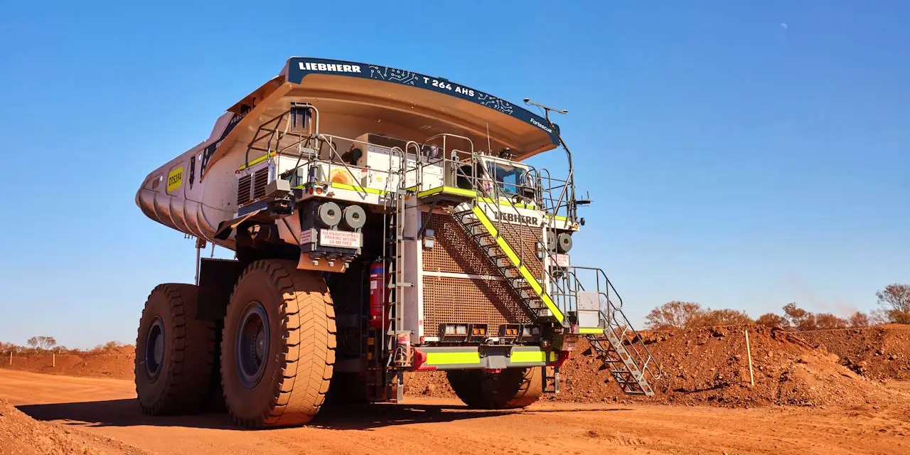 Fortescue и Liebherr разработают первые автономные карьерные самосвалы с нулевым уровнем выбросов для шахт