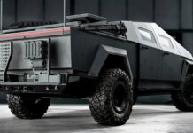 Tesla Cybertruck танк военный