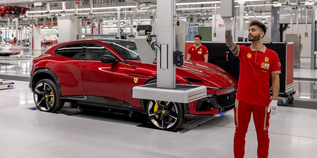 Первые испытания электромобиля Ferrari