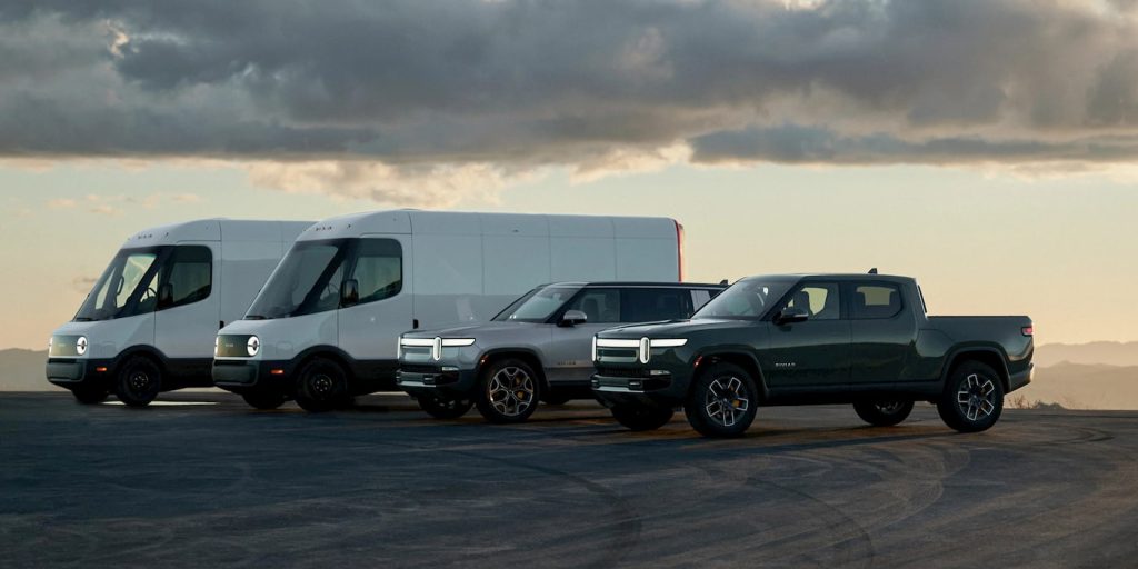 Планы производства электромобилей Rivian