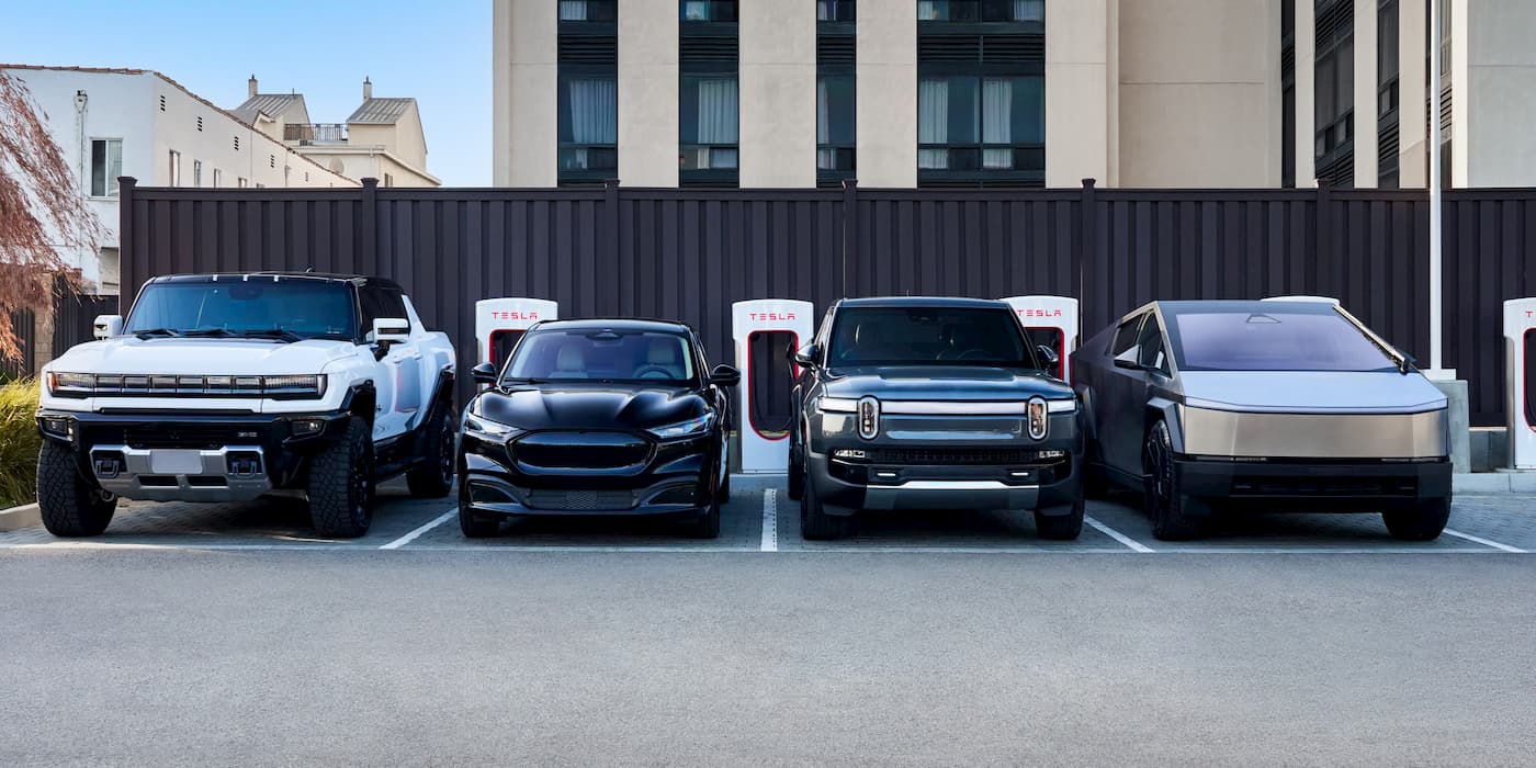 GM-Ford-Rivian-Tesla-EVs